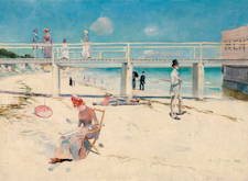 A Holiday in Mentone - Charles Conder