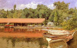 Boat House - William Merritt Chase