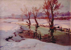 Creek in Winter - Arnolds Pankoks