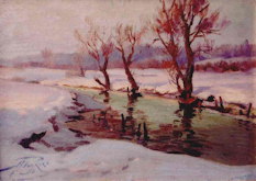 Creek in Winter - Arnolds Pankoks