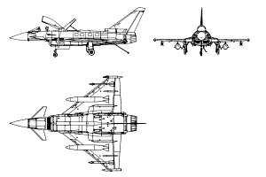 Eurofighter 3-view