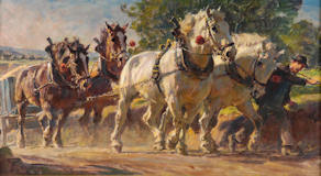 Four Horse Draft - Julius Paul Junghanns