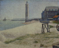 Hospice and Lighthouse at Honfleur - Georges Seurat