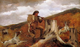 Huntsman and Dogs - Winslow Homer