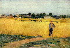 In the Cornfields - Berthe Morisot
