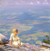 Sunshine and Haze - Charles Courtney Curran