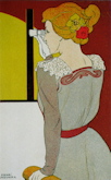 Woman with Binoculars - Henri Meunier